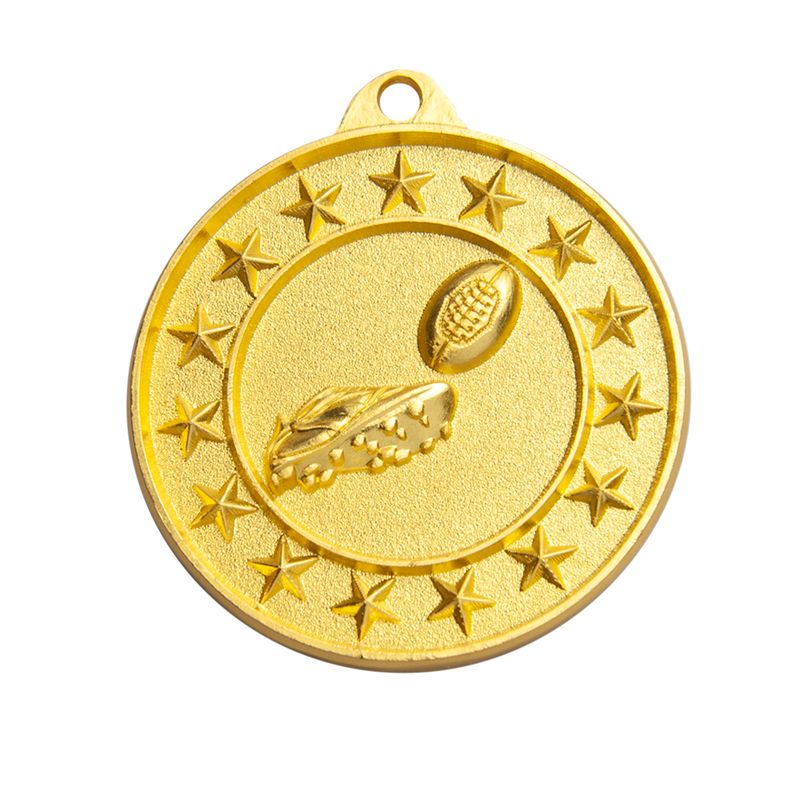 Aussie Rules Silver Medal 50mm