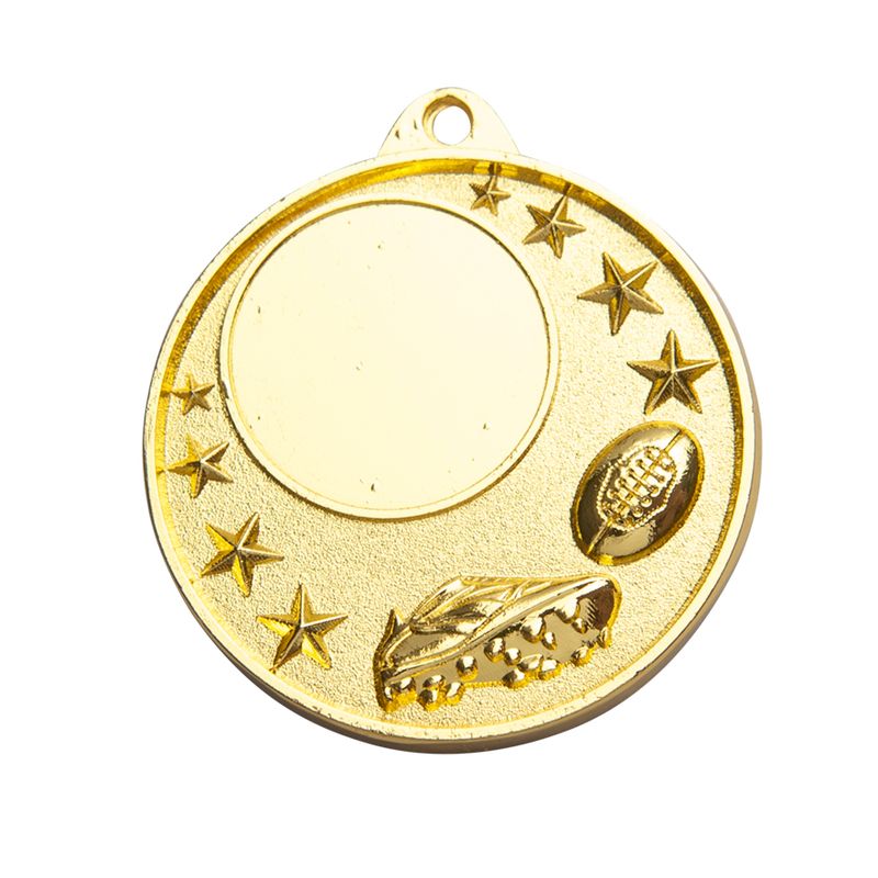 Aussie Rules Silver Medal 50mm