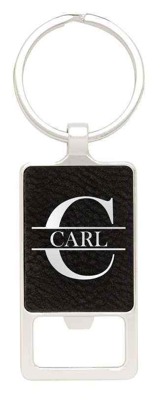 Leatherette Keychain – Bottle Opener