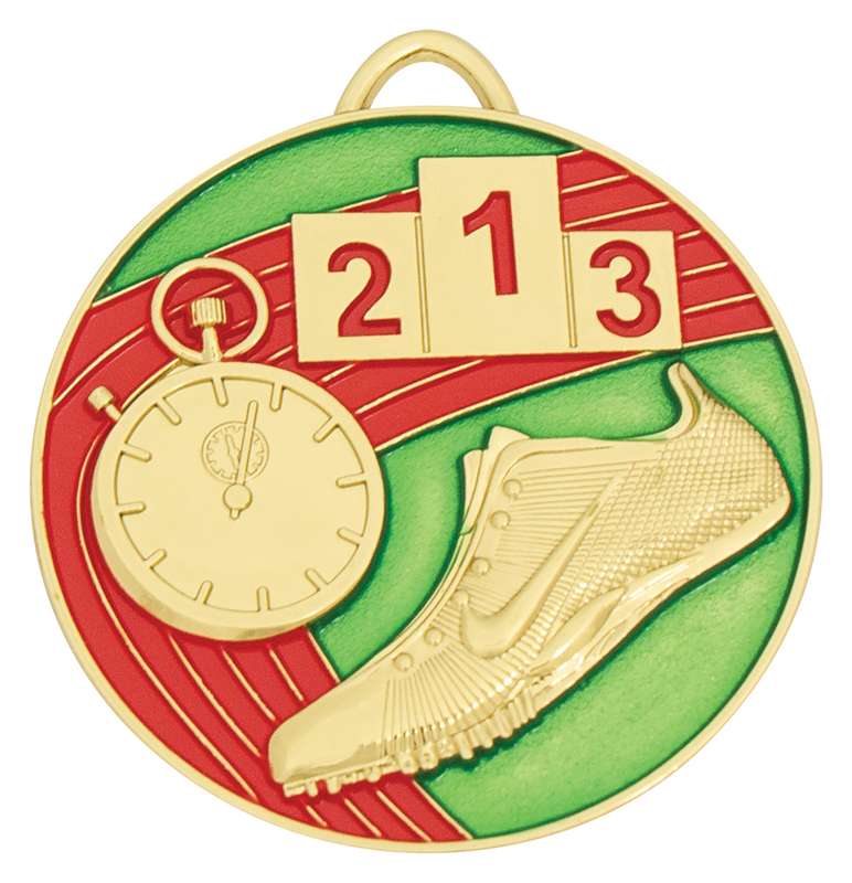 Track Medal Painted