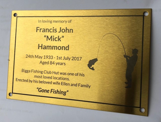 Stainless Steel Plaque – POA
