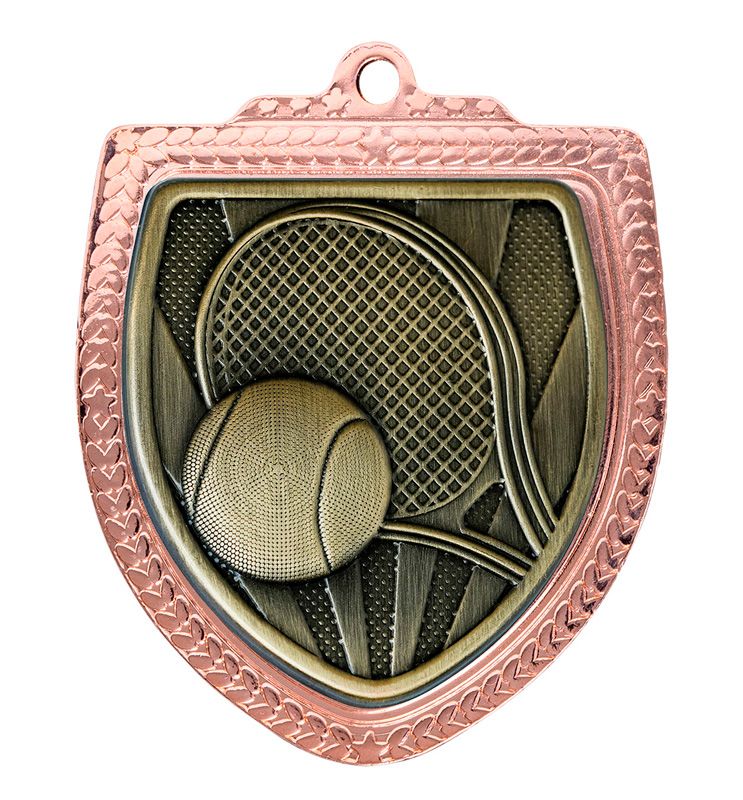 Shield Tennis Gold Medal 80mm