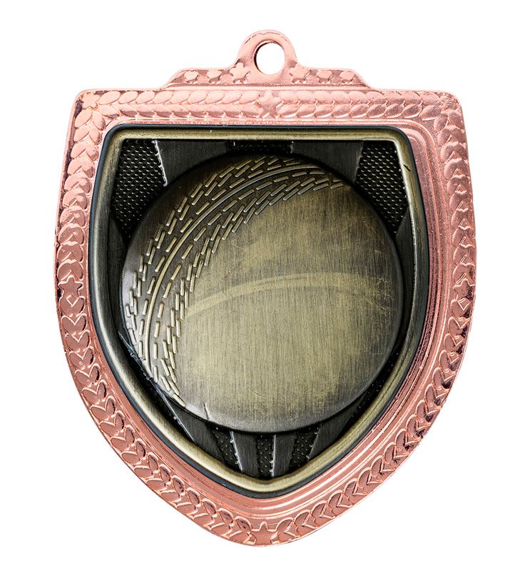 Shield Cricket Ball Gold Medal 80mm