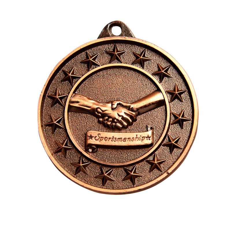 Sportsmanship Schools Bronze Medal 50mm
