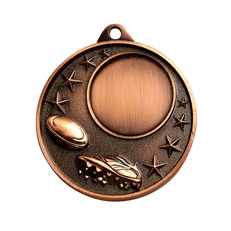 Rugby Bronze Medal 50mm