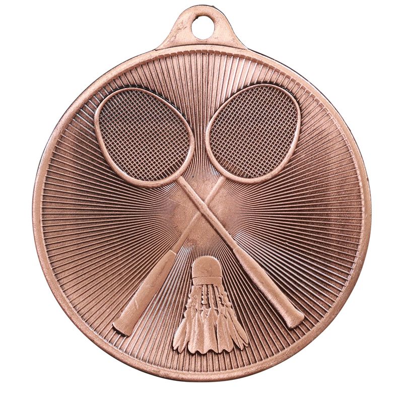 Badminton Bronze Medal 50mm
