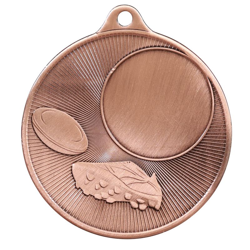 Rugby Bronze Medal 50mm