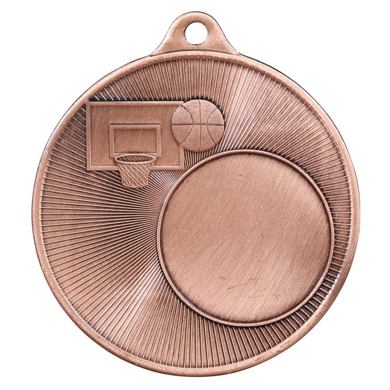 Basketball 50mm Bronze Medal 50mm