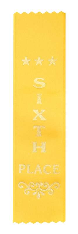 Award Ribbons – Sixth Place