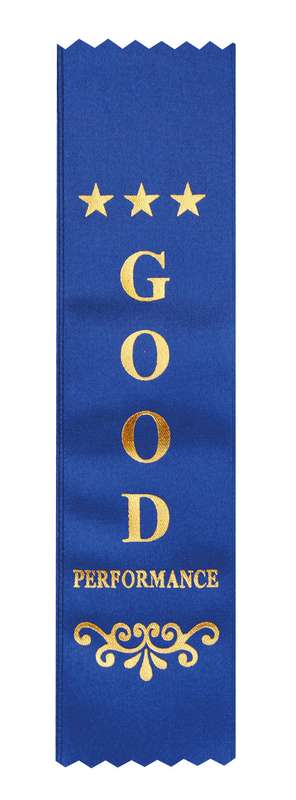 Award Ribbons – Good Performance